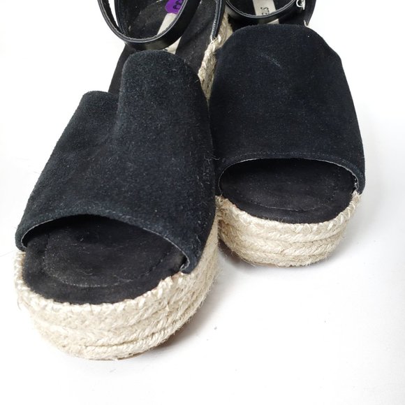 Steve Madden Suede Leather Jyia Platform Sandals, 8.5 - Picture 10 of 13
